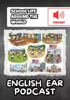 Vorschau - Arbeitsblätter - Alltag & Schülerleben | Englisch Hörverstehen | English-Ears Podcast - Deckblatt