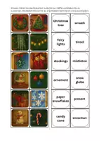 Vorschau - Bildkarten - Bildkarten: Christmas in the USA | picture cards (A1-A2) - Seite 1