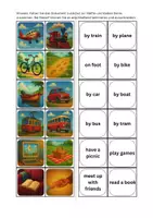 Vorschau - Bildkarten - Bildkarten: Going on holiday | picture cards (A1-A2) - Seite 1