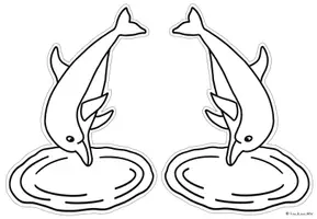 Vorschau - Mal- und Bastelvorlagen - Geburtstagskalender (editierbar) Klassentier "Delfin" - Delfinklasse - Seite 2