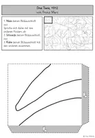 Vorschau - Arbeitsblätter - Gemeinschaftsbild / Kooperatives Poster - "Drei Tiere" von Franz Marc - Seite 2