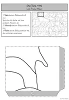 Vorschau - Arbeitsblätter - Gemeinschaftsbild / Kooperatives Poster - "Drei Tiere" von Franz Marc - Seite 3