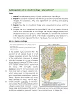 Vorschau - Arbeitsblätter - Geschichte bilingual: Life in a medieval village (Middle Ages) - Seite 1