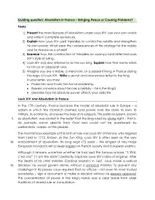 Vorschau - Arbeitsblätter - Geschichte bilingual: Louis XIV and Absolutism in France (Absolutism/French Revolution) - Seite 1