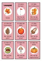 Vorschau - Spiele - Lesespiel "Ich habe... Wer hat...?" - Herbst - Seite 1