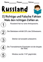Vorschau - Mal- und Bastelvorlagen - Russland - Leseverstehen und Wortschatz - DaZ/DaF, Deutsch, Sachunterricht - Seite 3