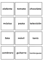 Vorschau - Präsentationen/Tafelbilder - Wort-Bild-Karten - erste spanische Wörter - Seite 3