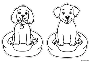 Vorschau - Mal- und Bastelvorlagen - Geburtstagskalender (editierbar) Klassentier "Hund" - Hundeklasse - Seite 2