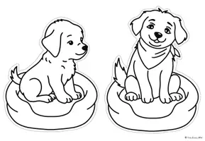 Vorschau - Mal- und Bastelvorlagen - Geburtstagskalender (editierbar) Klassentier "Hund" - Hundeklasse - Seite 3