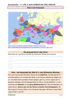 Vorschau - Arbeitsblätter - Rom - das Zentrum des Römischen Reiches - Deckblatt
