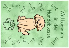 Vorschau - Poster - Türschild Hundeklasse (editierbar) Klassentier Hund - Seite 2
