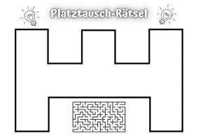 Vorschau - Arbeitsblätter - Logical: Platztausch-Rätsel - Seite 3