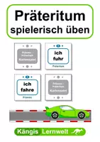 Vorschau - Spiele - Präteritum - unregelmäßige Verben spielerisch üben - Deckblatt