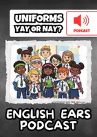 Vorschau - Arbeitsblätter - Listening Comprehension: Uniforms – Yay or Nay? - Deckblatt