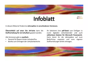 Vorschau - Lehrpläne/Lehrermaterial - Materialpaket: Lehrerkalender Update 2025/26 - editierbar!!! - Seite 2