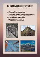 Vorschau - Präsentationen/Tafelbilder - Perspektive - Fotosammlung (Zentral-, Zwei-Fluchtpunkt-, Frosch- und Vogelperspektive Kunst 8.-9. Klasse ) - Seite 1