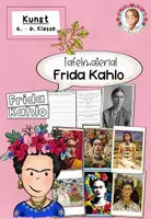 Vorschau - Präsentationen/Tafelbilder - Frida Kahlo Tafelmaterial | Kunst Klasse 4-6 - Deckblatt