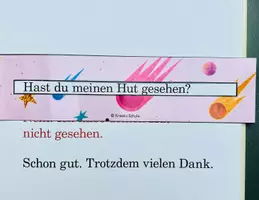 Vorschau - Mal- und Bastelvorlagen - Lesehilfen zum Selbermachen - Deckblatt