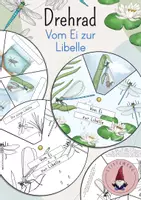 Vorschau - Mal- und Bastelvorlagen - Drehrad: Vom Ei zur Libelle/ Die Entwicklung der Libelle - Deckblatt
