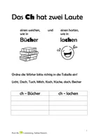 Vorschau - Spiele - Wörter mit ch oder r - Seite 1