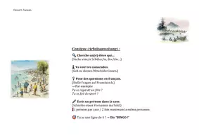 Vorschau - Arbeitsblätter - Bingo après les vacances de Pentecôte - Seite 1