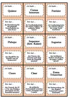 Vorschau - Spiele - "Ich habe - Wer hat?" (Ratespiel): Politik im alten Rom - Seite 1