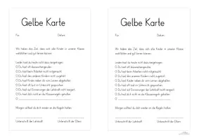 Vorschau - Anderer Materialtyp - Grüne, gelbe, rote Karte - Rückmeldung für Kind und Eltern - Seite 3
