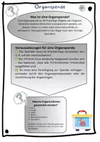 Vorschau - Stundenentwürfe - 🚑 Organspende? Durchblick statt Fragezeichen _ Unterrichtsstunde - Seite 1