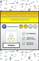 Aperçu - Feuilles d'exercices - Trimino | Addition et soustraction de fractions | Activité Mathématique - Page de couverture