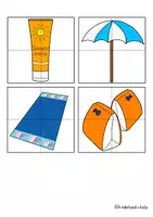 Vorschau - Spiele - 32 Mini-Puzzles mit Strand-Motiven 🦀 Krippe/Kita/ DaZ - Seite 2