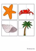 Vorschau - Spiele - 32 Mini-Puzzles mit Strand-Motiven 🦀 Krippe/Kita/ DaZ - Seite 3