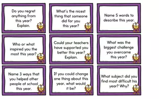 anteprima - Giochi - End of Year (School) - Conversation Cards - Pagina 2