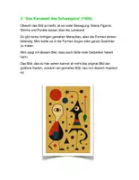 Vorschau - Stundenentwürfe - Materialpaket: Joan Miro´, Franz Marc, Paula Modersohn- Becker, Druck mit Pop- Up - Seite 3