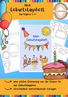 Vorschau - Arbeitsblätter - Materialpaket Mein Geburtstag - Seite 1