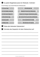 Vorschau - Arbeitsblätter - Wörtliche Rede kleinschrittig üben - Seite 1