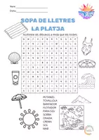 Vista previa - Hojas de trabajo - Passatemps d'estiu divertits i variats - página 1