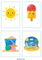 Προεπισκόπηση - Flashcards - Κάρτες 3 μερών Montessori - Teacher's Little Tales - Σελίδα 1