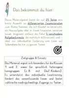 Vorschau - Unterrichtsreihen - Leseförderung "Sommer" Klasse 1 + 2 (differenziert) - Seite 1