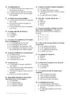 Aperçu - Feuilles d'exercices - 80 QCM de Culture Générale (préparation aux concours) - Page 1
