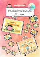 Vorschau - Interaktives Material - Interaktives Lesen - Sommer - Deckblatt