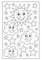 Vorschau - Arbeitsblätter - Ausmalbilder nach James Rizzi - Seite 1