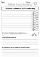 Vorschau - Arbeitsblätter - Wiederholungsheft Sommer Deutsch Klasse 4 - Seite 3