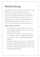 Vorschau - Arbeitsblätter - ABC-Geschichten zum Üben der Anlaute inkl. Wortkarten - Seite 1
