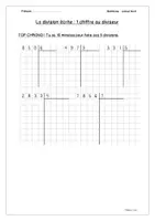 Aperçu - Feuilles d'exercices - Calculs écrits - Page 3