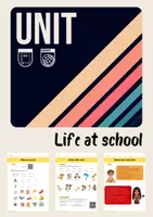 Aperçu - Préparation de séquence / Séquence complète - LIFE AT SCHOOL - Séquence de 5e début d'année - Page de couverture