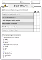 Vorschau - Arbeitsblätter - Chemie im Alltag Arbeitsblätter mit Fragen + Lösungen Lesetext - Seite 2