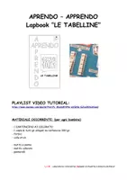 anteprima - Mappe concettuali - Lapbook: "Le tabelline" - Pagina 1