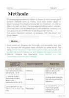 Vorschau - Unterrichtsreihen - Charakterisierung_Methode zur Textarbeit - Seite 1