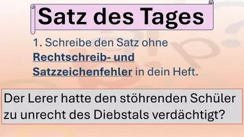 Vorschau - Arbeitsblätter - Satz des Tages Einstieg 4 Fälle Variation 2 Präsentation - Seite 2