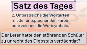 Vorschau - Arbeitsblätter - Satz des Tages Einstieg 4 Fälle Variation 2 Präsentation - Seite 3